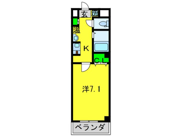 ドリームコート岸里の物件間取画像